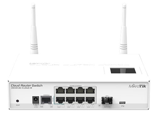 Несколько слов о коммутаторе MikroTik CRS109-8G-1S-2HnD-IN Несколько слов о коммутаторе MikroTik CRS109-8G-1S-2HnD-IN