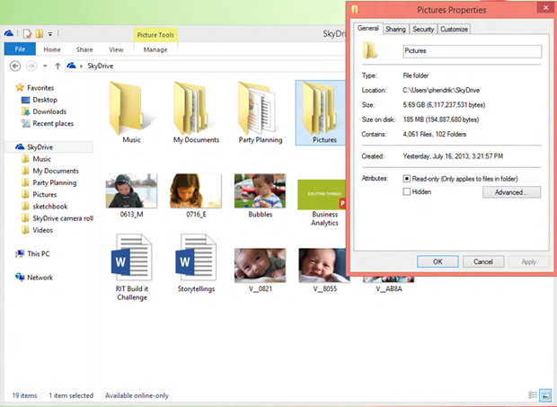 КАК SKYDRIVE ИНТЕГРИРУЕТСЯ С WINDOWS 8.1 КАК SKYDRIVE ИНТЕГРИРУЕТСЯ С WINDOWS 8.1